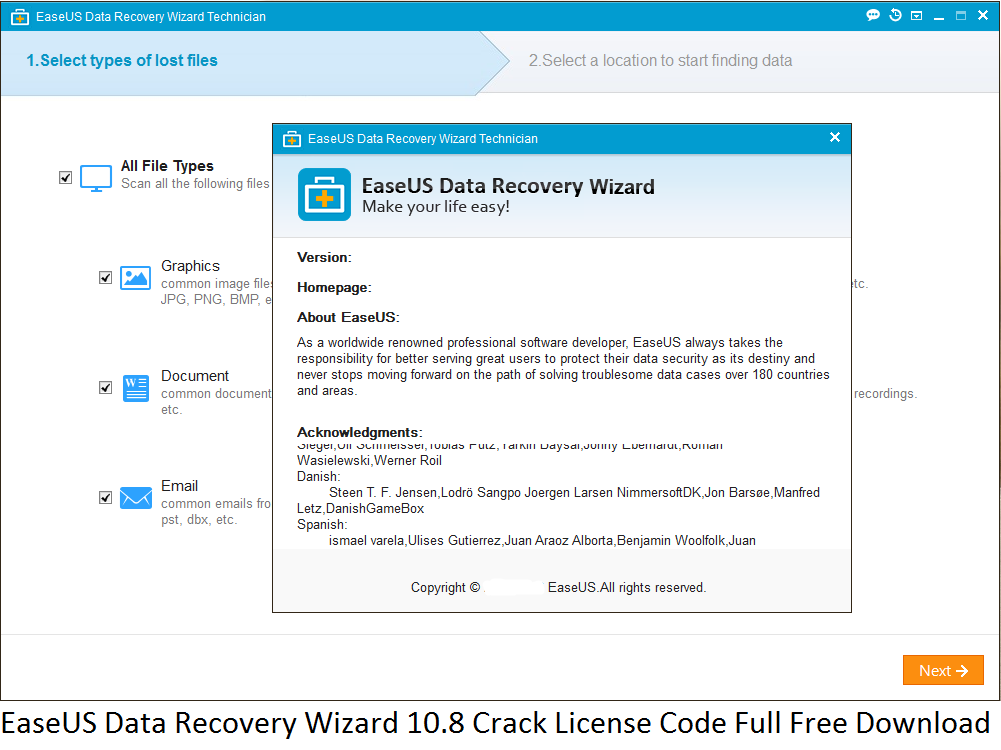 Easeus data recovery wizard serial number crack for mac